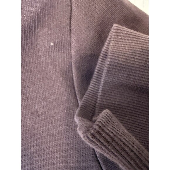 Soft Surroundings L Brown Hooded Tunic Length Velvet Trim Embellished Sleeves - Picture 8 of 8